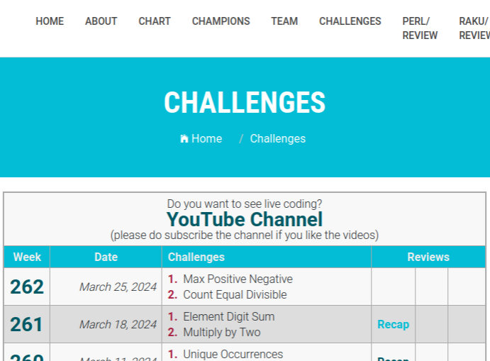 perl weekly challenge